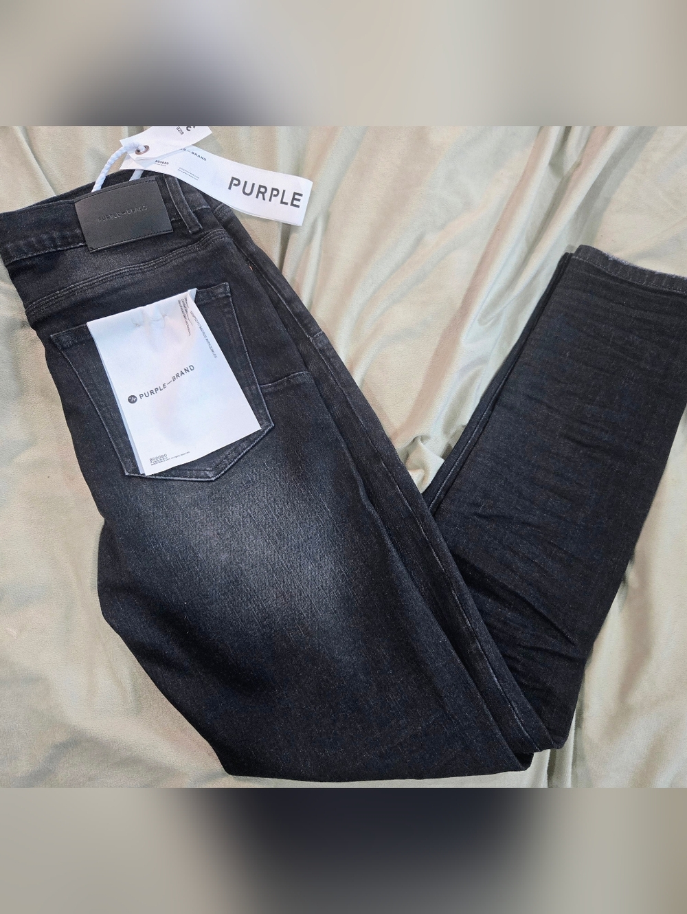 Premium Denim Jeans - Faded Black Wash, Style P001, Size 32 NEW